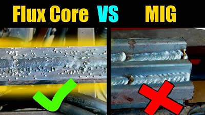 MIG Welder vs Flux Core