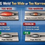 TIG Weld Too Wide or Too Narrow – Causes & Fix TIG Weld Too Wide or Too Narrow