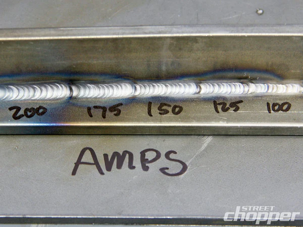 TIG Welding Settings Chart