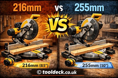 216mm vs 255mm Mitre Saw