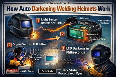How Auto Darkening Welding Helmets Work