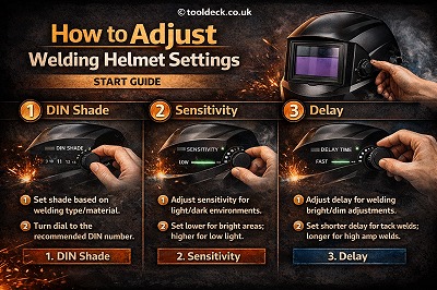 How to Adjust Welding Helmet Settings