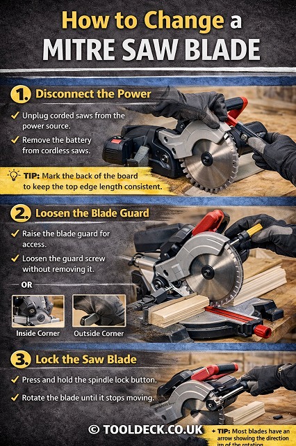 How to Change a Mitre Saw Blade