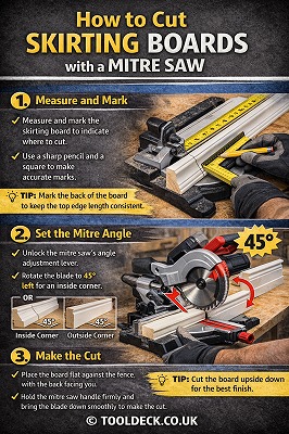 How to Cut Skirting Boards with a Mitre Saw