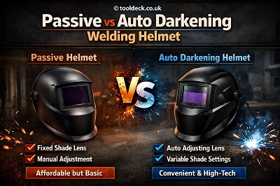 Passive vs Auto Darkening Welding Helmet