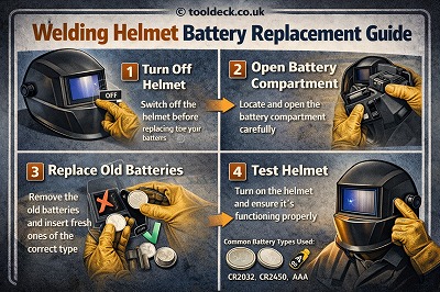 Welding Helmet Battery Replacement Guide