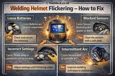 Welding Helmet Flickering – How to Fix