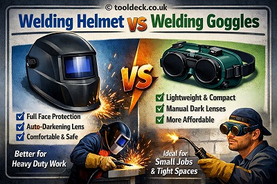 Welding Helmet vs Welding Goggles